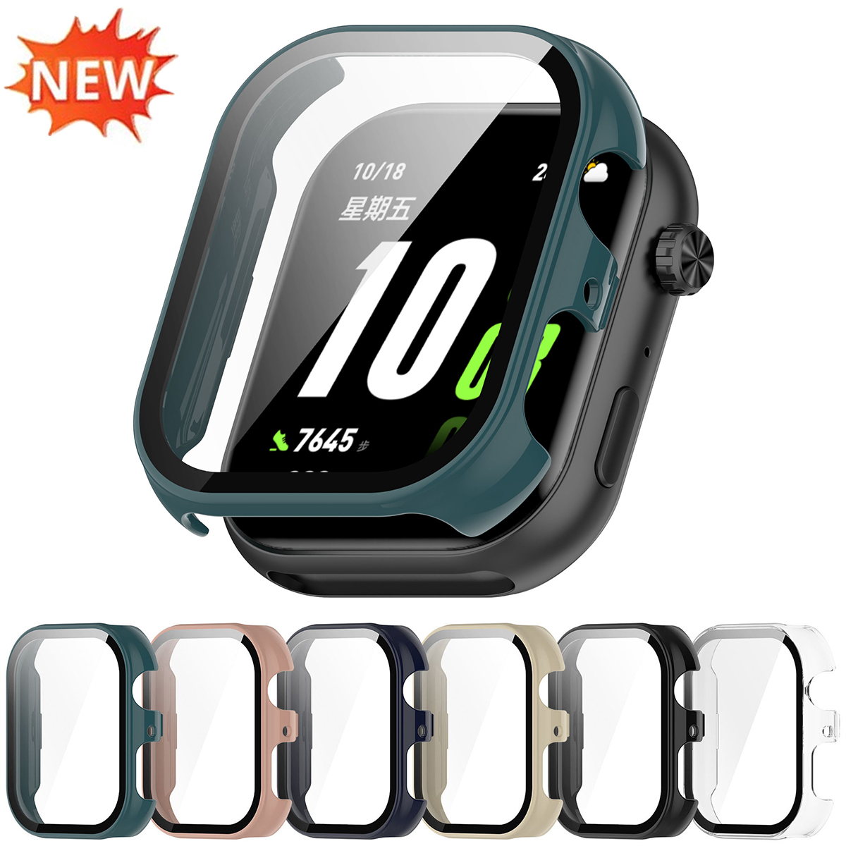 Smartwatch English - Case Cover + Screen Protector for