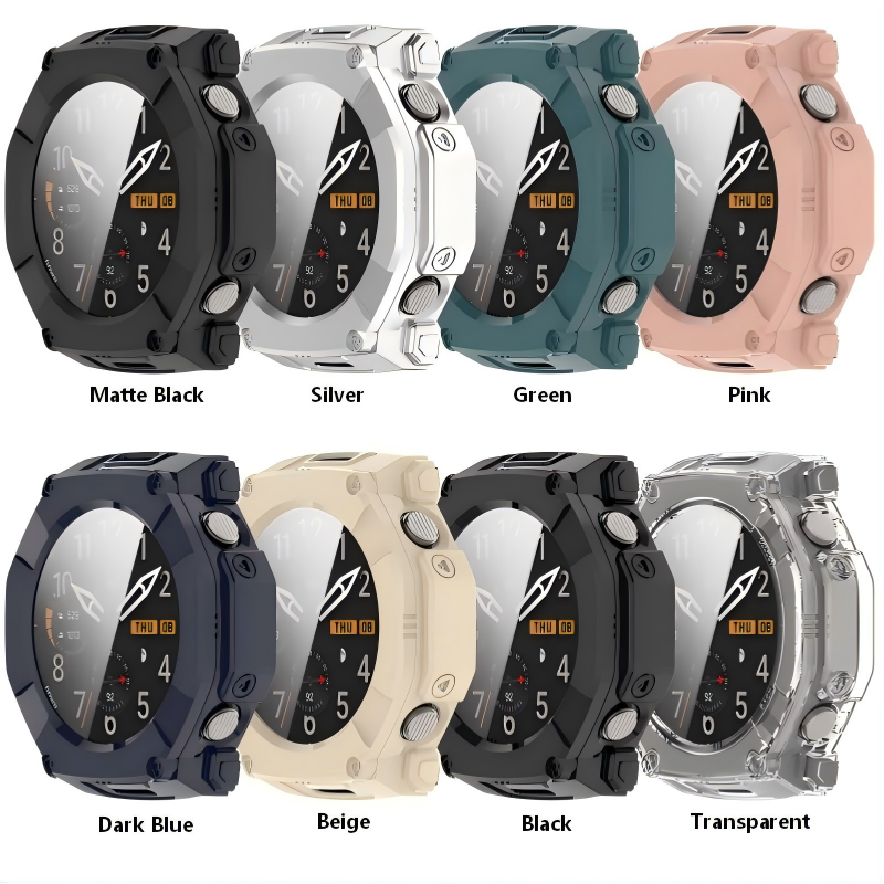Smartwatch Watches Amazfit - PC+Tempered Glass Case for Amazfit T-REX