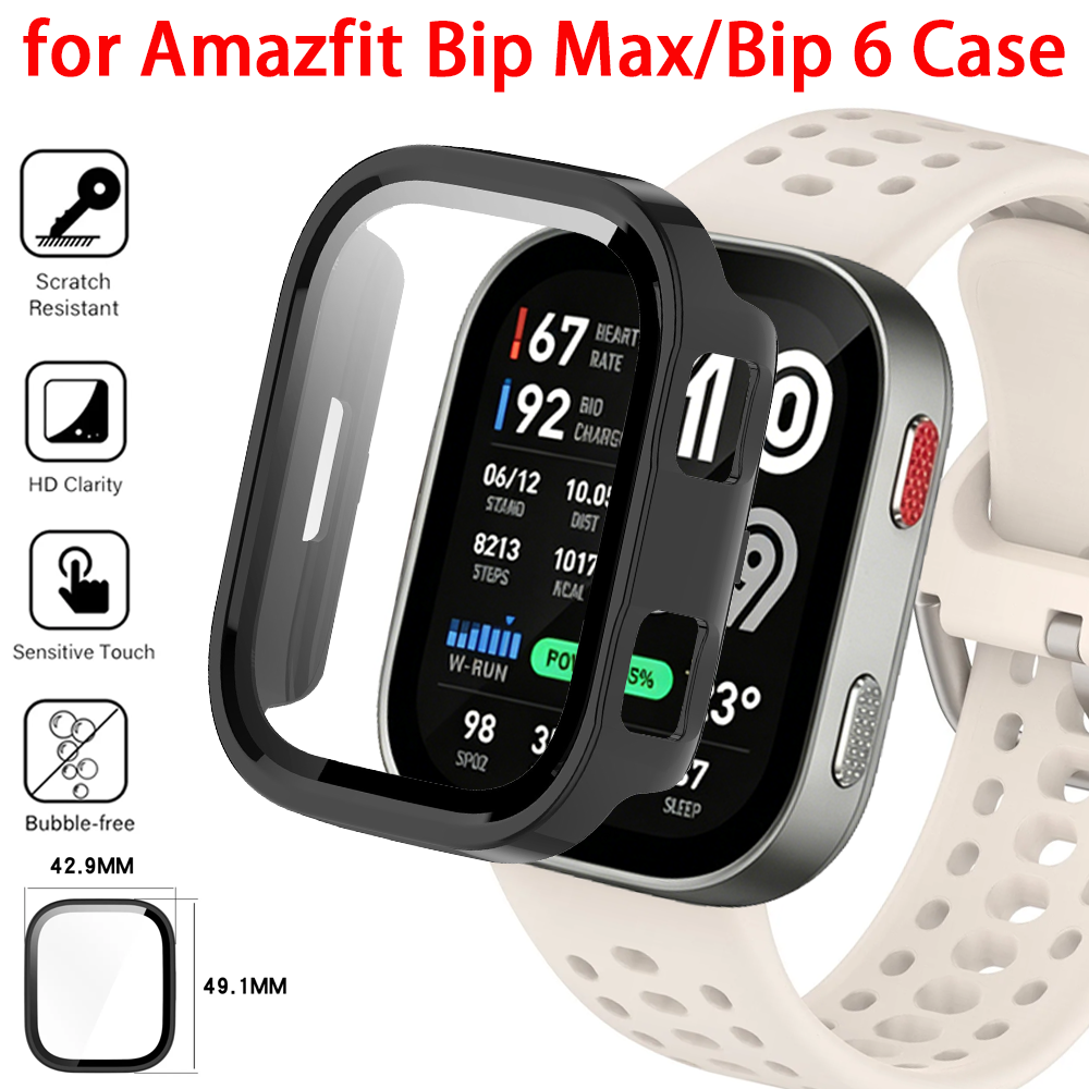 Smartwatch Watches Amazfit - PC Case +HD Glass for Amazfit