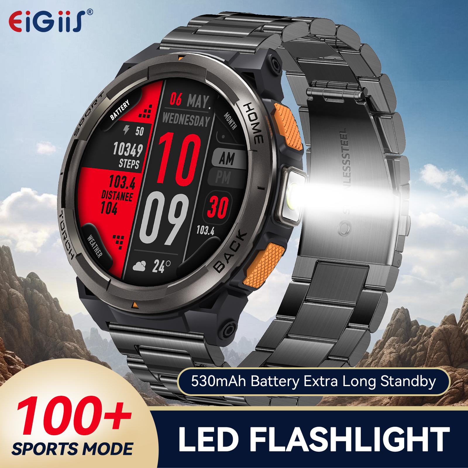 Smartwatch English - EIGIIS Smart Watch KE5 2024 3ATM