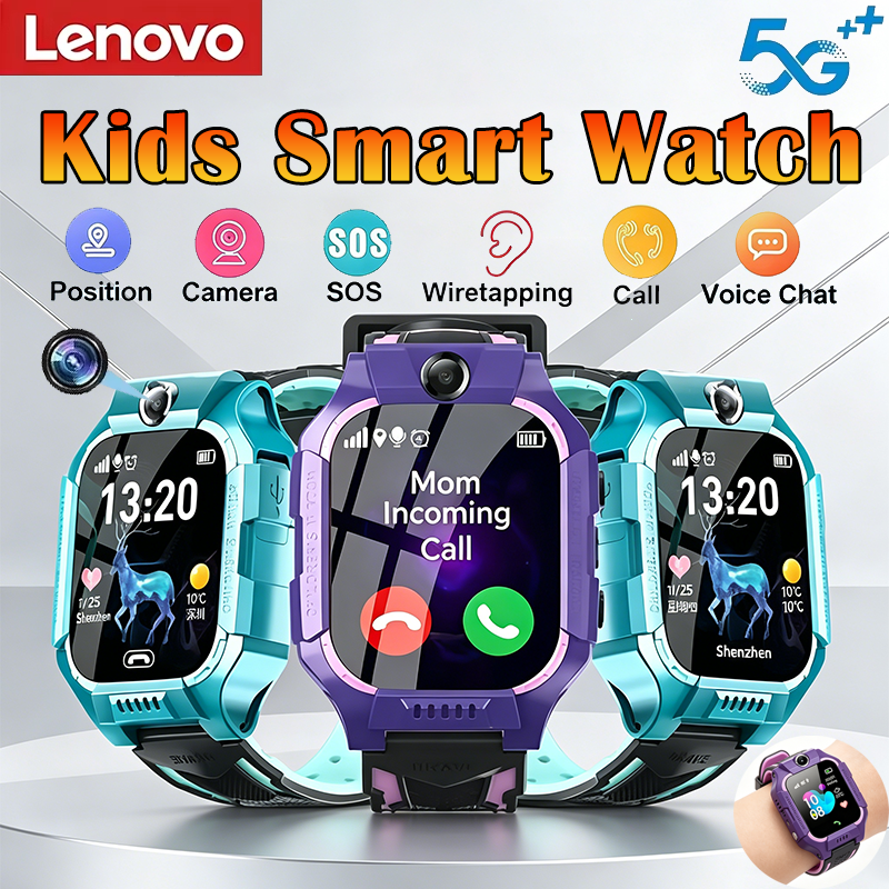 Smartwatch Watches Gift For Boys - Lenovo 2026 New 5G Waterproof Kids