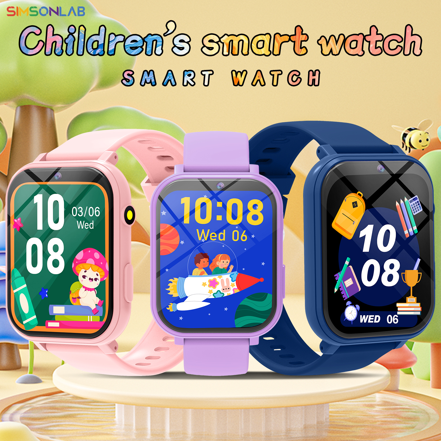 Smartwatch Watches Gift For Boys On Birthday - Kids Smart Watch with Camera for