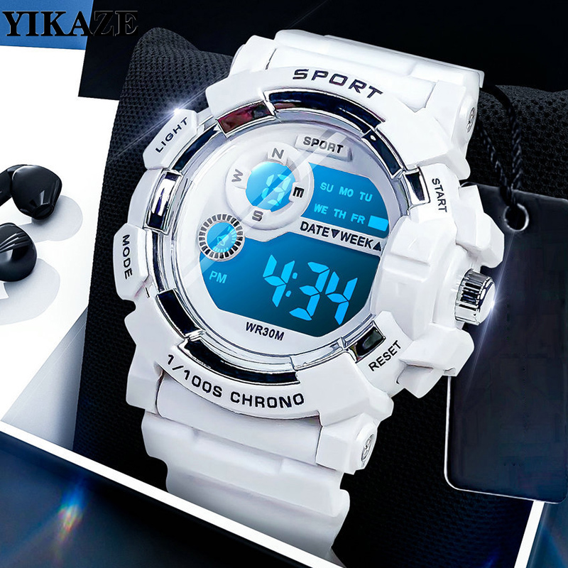 Smartwatch Watches Girls - YIKAZE Kids Watches Fashion Luminous Waterproof