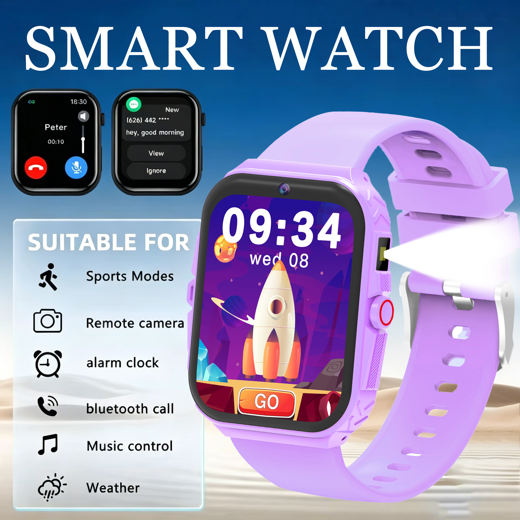 Smartwatch Watches Gift For Boys On Birthday - 2025 New Smart Watch For Children
