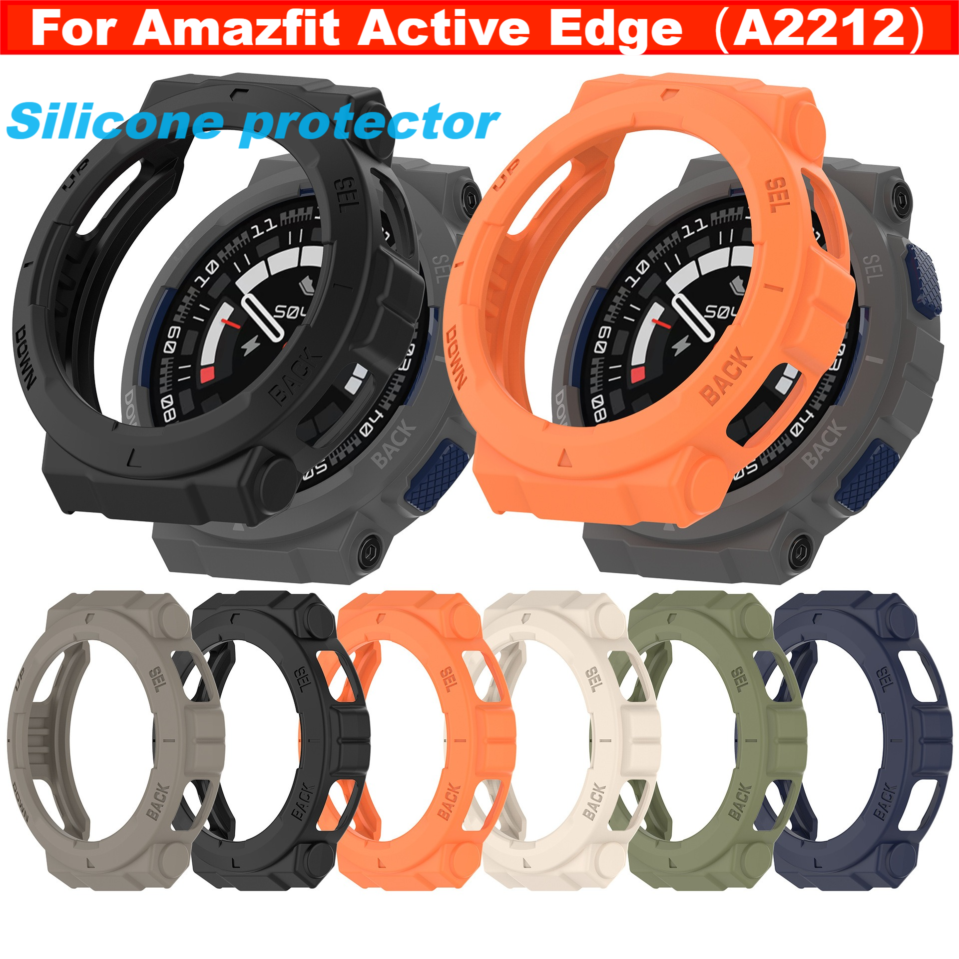 Smartwatch Watches Amazfit - Silicone case For Amazfit Active Edge（A2212/A2213）Smart