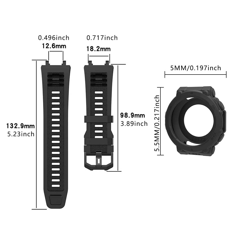 Silicone Strap&Case For Huami  - مراجعة Smartwatch Watches Amazfit وسعره