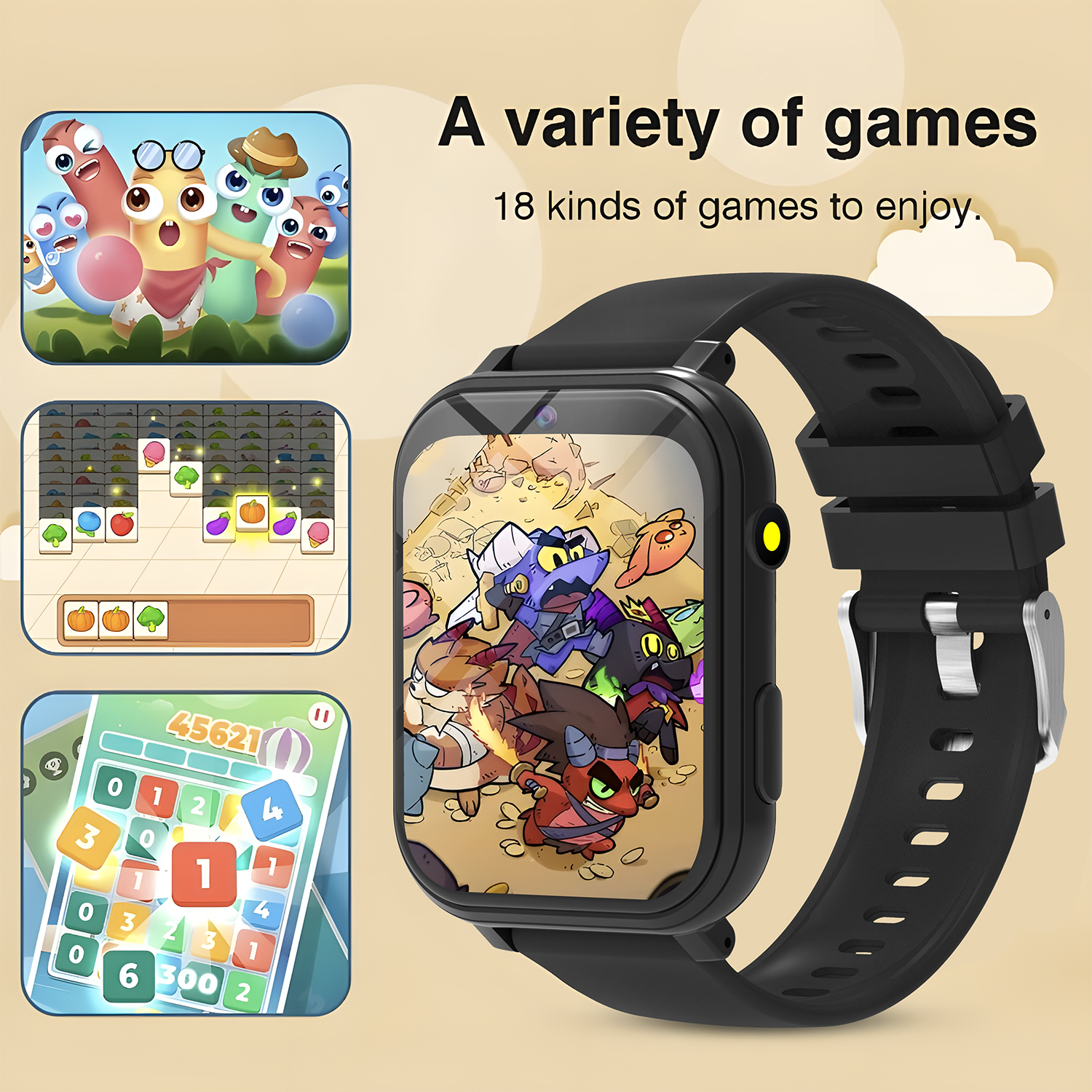 Kids Smart Watch Games Camera  - مراجعة Smartwatch Watches Gift For Boys وسعره