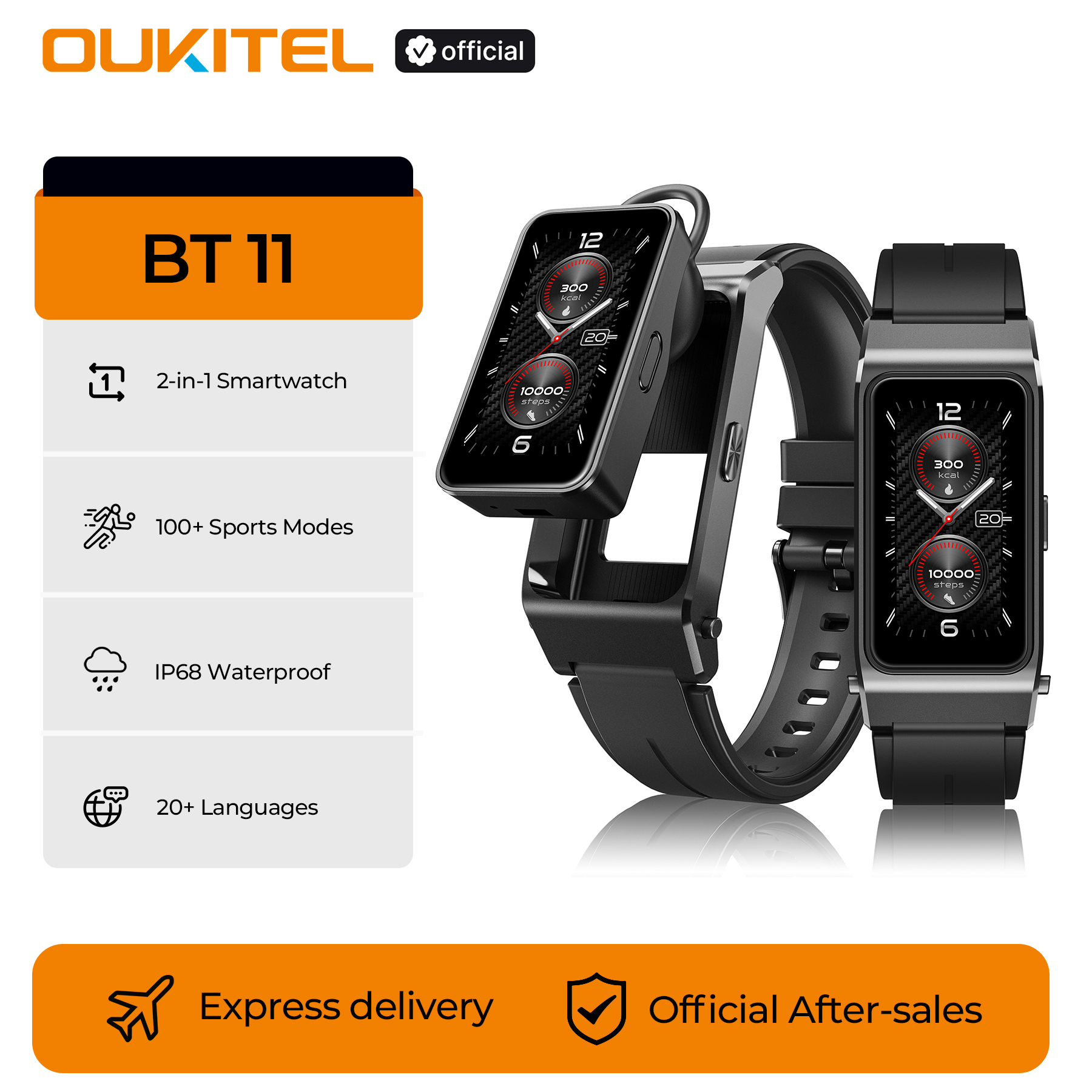 OUKITEL BT11 Smartwatch Blueto - مراجعة Smartwatch Watches With Bluetooth وسعره