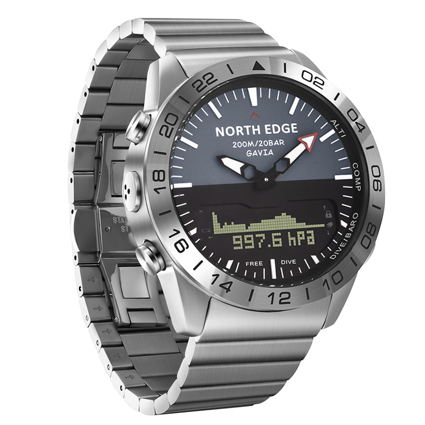 NORTH EDGE Luxury Men Smart Wa - مراجعة Smartwatch Army Watches For Men وسعره