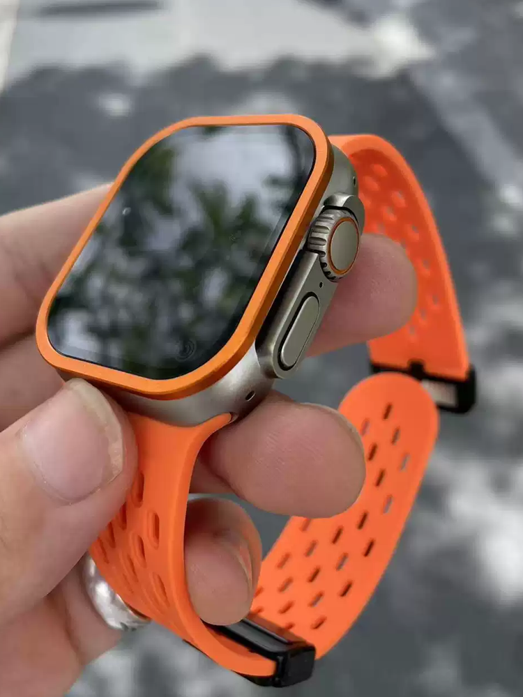 2PCS HD Metal Tempered Glass F - مراجعة Smartwatch Watches For Men وسعره