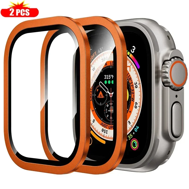 2PCS Titanium Metal Frame for  - مراجعة Smartwatch Watches For Men وسعره