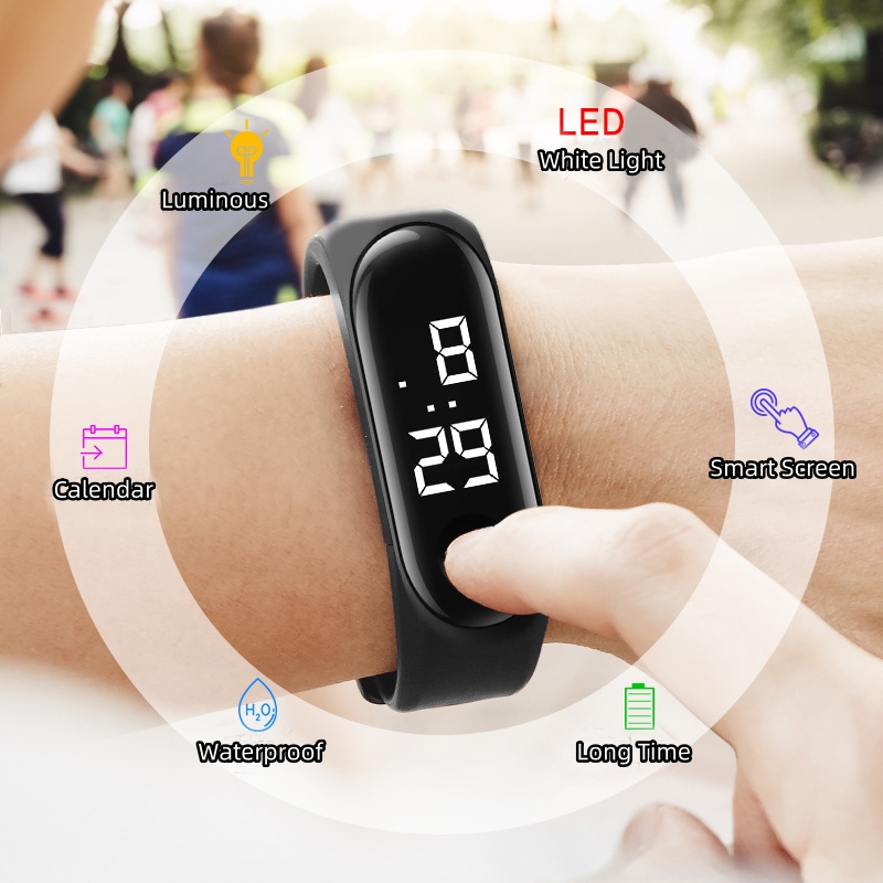 2025 New Kids Smart Touch Led  - مراجعة Smartwatch Digital Watches For Kid Girl وسعره