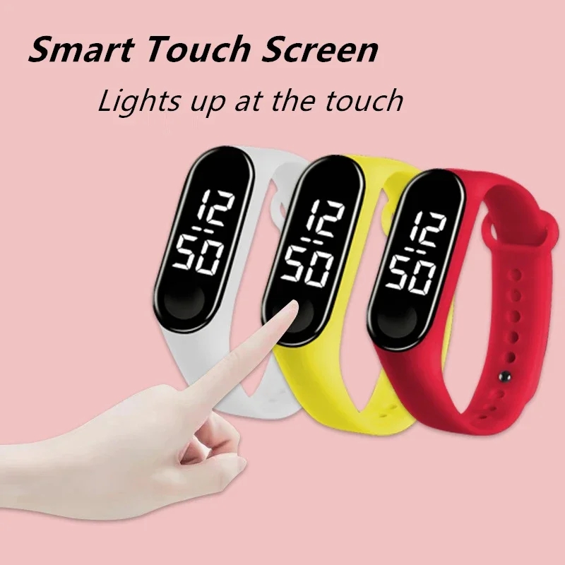 2025 New Kids Smart Touch Led  - مراجعة Smartwatch Digital Watches For Kid Girl وسعره