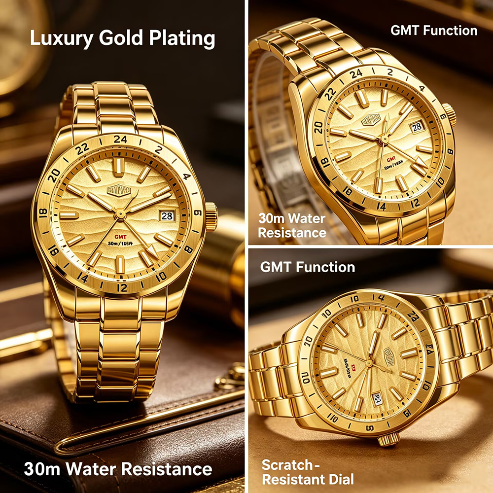 Quality Original GMT Men Clock - مراجعة Smartwatch Watches Girls وسعره