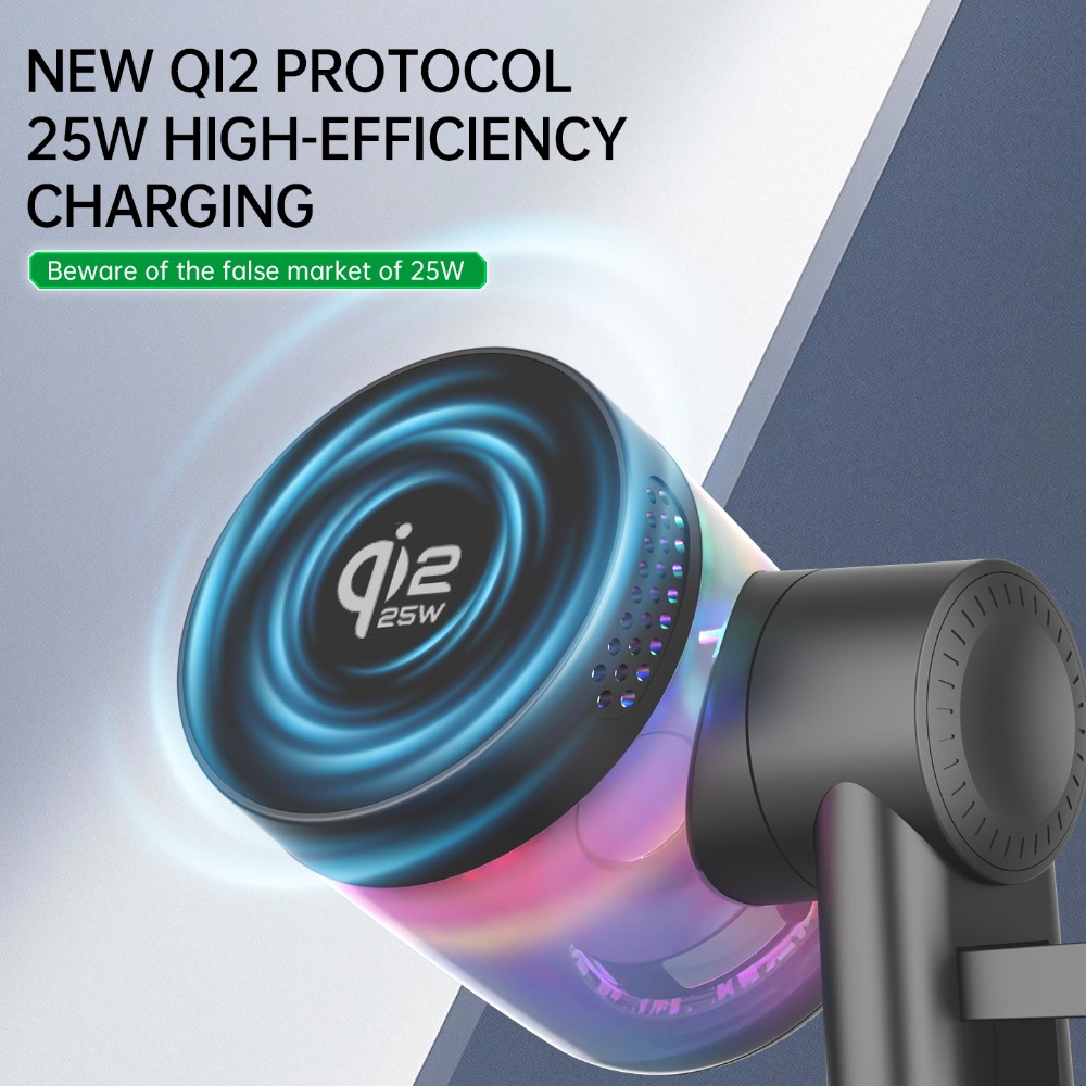 Qi2 25W RGB Light Magnetic Wir - مراجعة Smartwatch Watches With Bluetooth وسعره