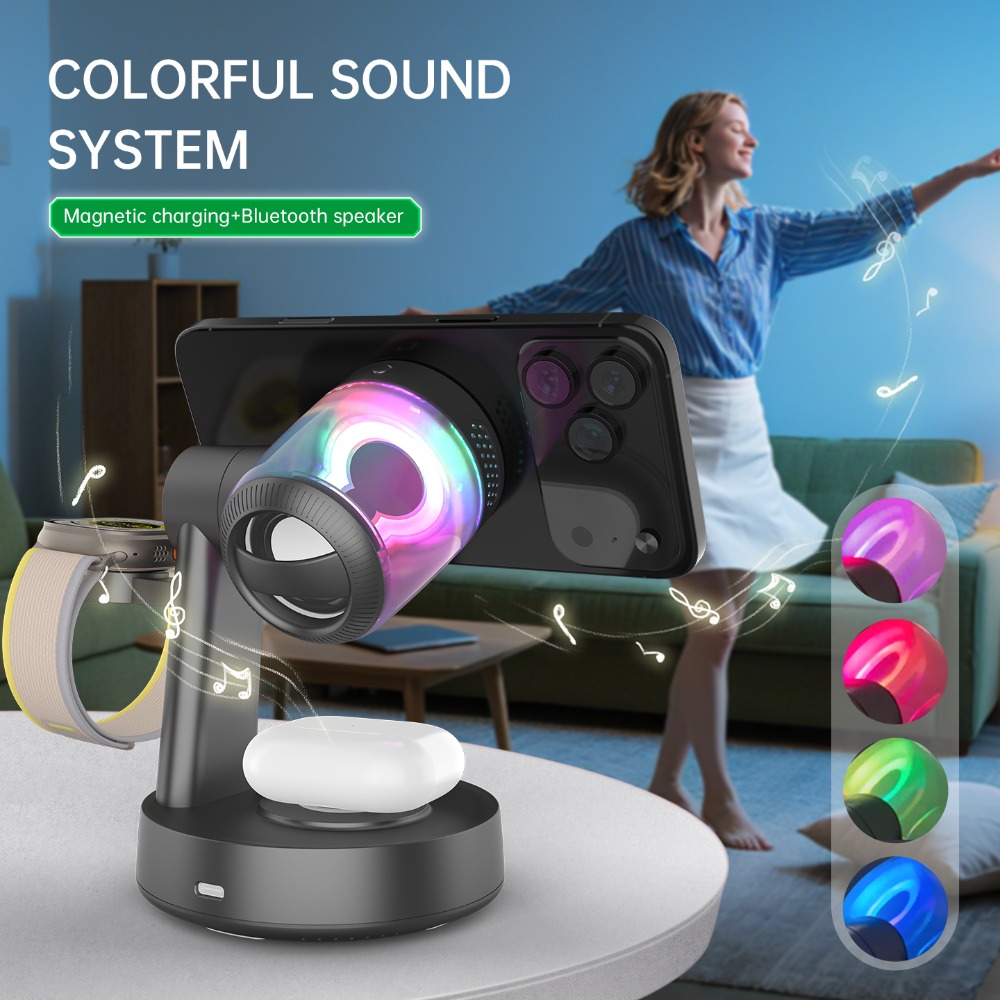 Qi2 25W RGB Light Magnetic Wir - مراجعة Smartwatch Watches With Bluetooth وسعره