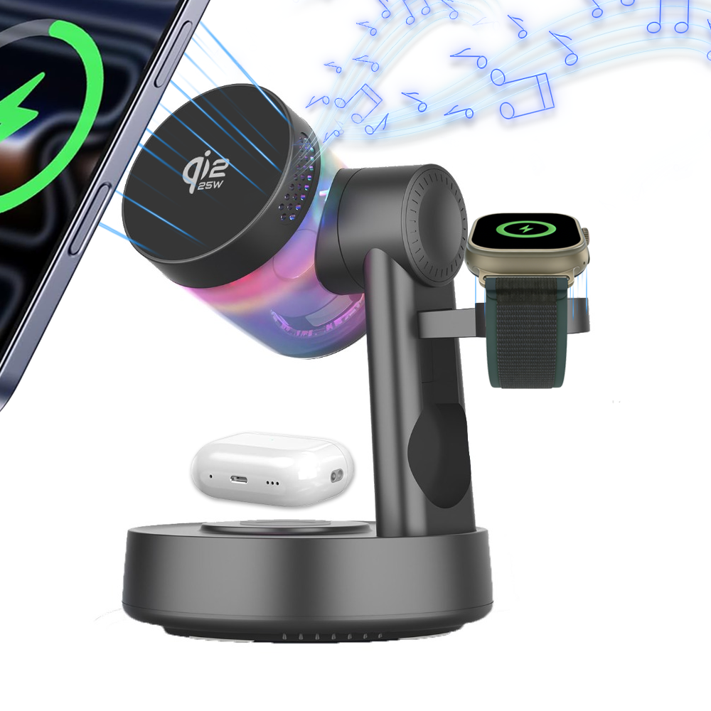 Qi2 25W RGB Light Magnetic Wir - مراجعة Smartwatch Watches With Bluetooth وسعره