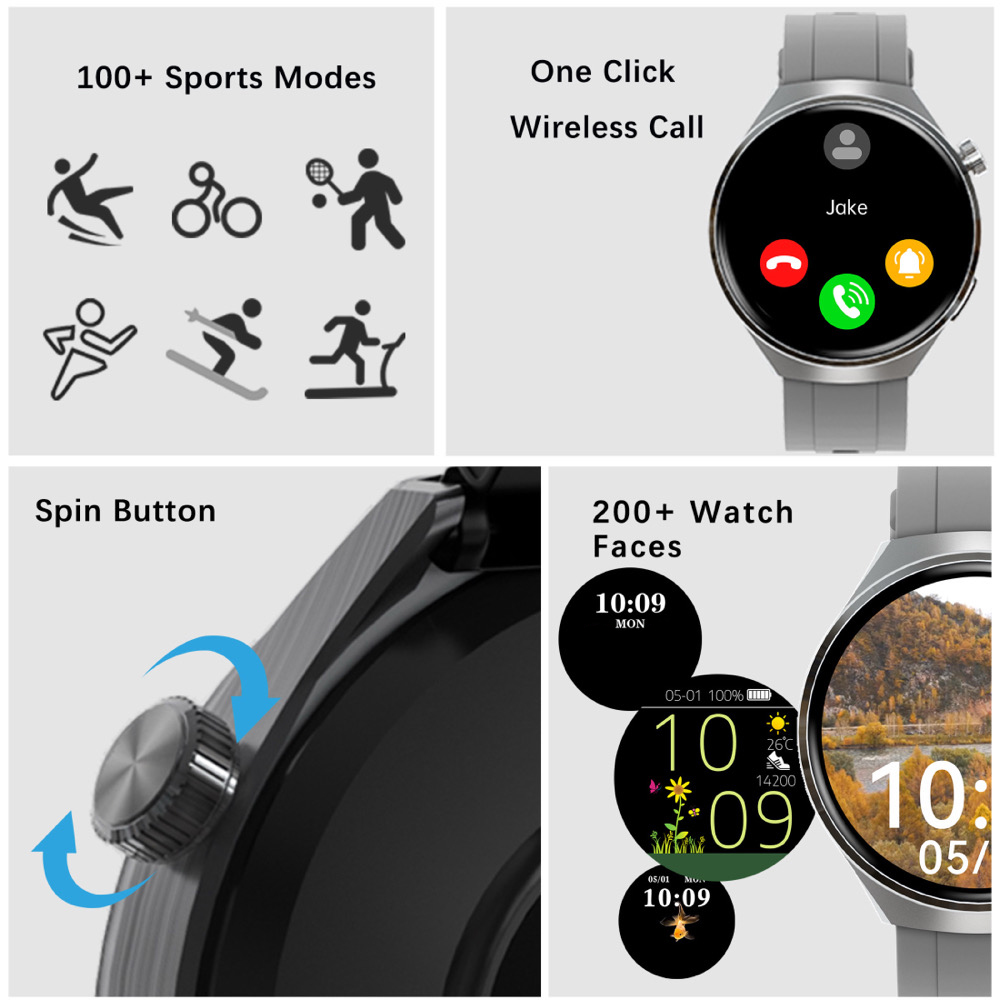 One Click Wireless Call Smartw - مراجعة Smartwatch Digital Watches For Women وسعره