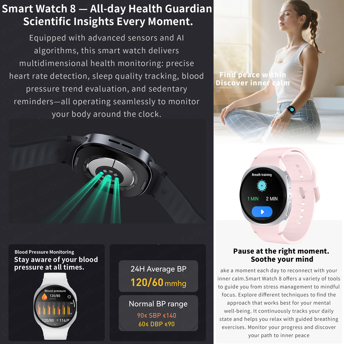 2026 New Watches 8 Mini GPS Tr - مراجعة Smartwatch Watches With Bluetooth وسعره