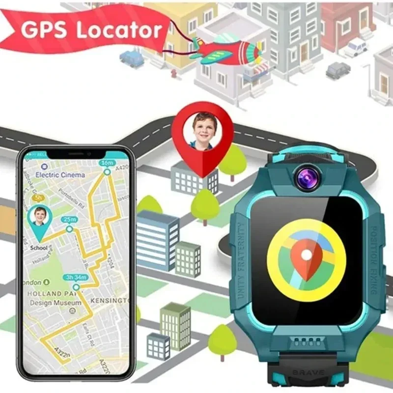 Lenovo Kids Smart Watch 4g Sim - مراجعة Smartwatch Watches Gift For Boys وسعره