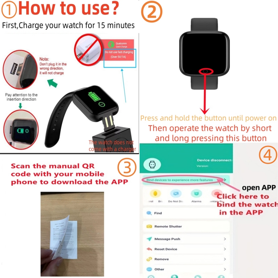 Smart Watch For Women Men Wris - مراجعة Smartwatch Watches With Bluetooth وسعره