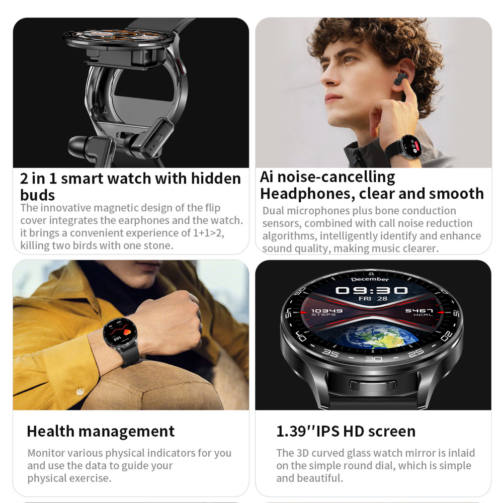 2 In 1 TWS Headset Smart Watch - مراجعة Smartwatch Noise Watches For Women وسعره
