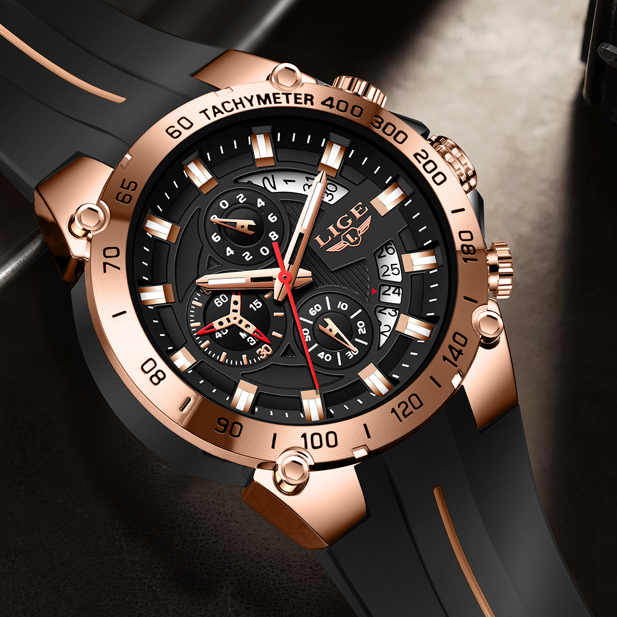 LIGE 2026 Brand Watch Men Sili - مراجعة Smartwatch Army Watches For Men وسعره