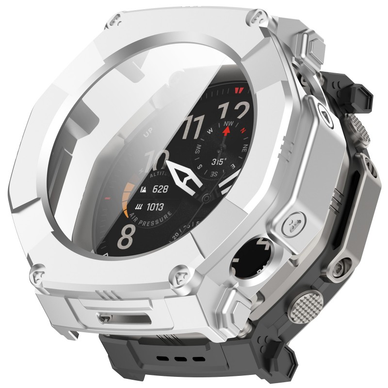 PC+Tempered Glass Case for Ama - مراجعة Smartwatch Watches Amazfit وسعره