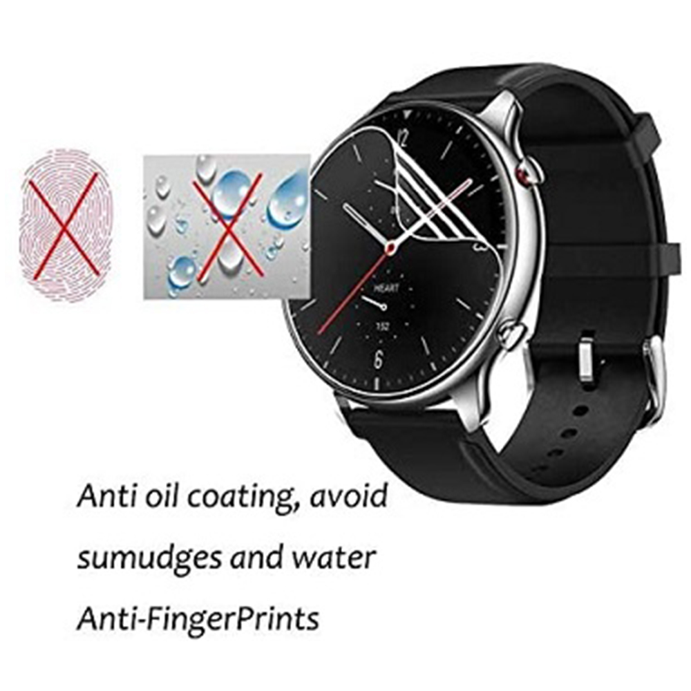 3/6pcs Ultra-thin Transparent  - مراجعة Smartwatch Watches Amazfit وسعره