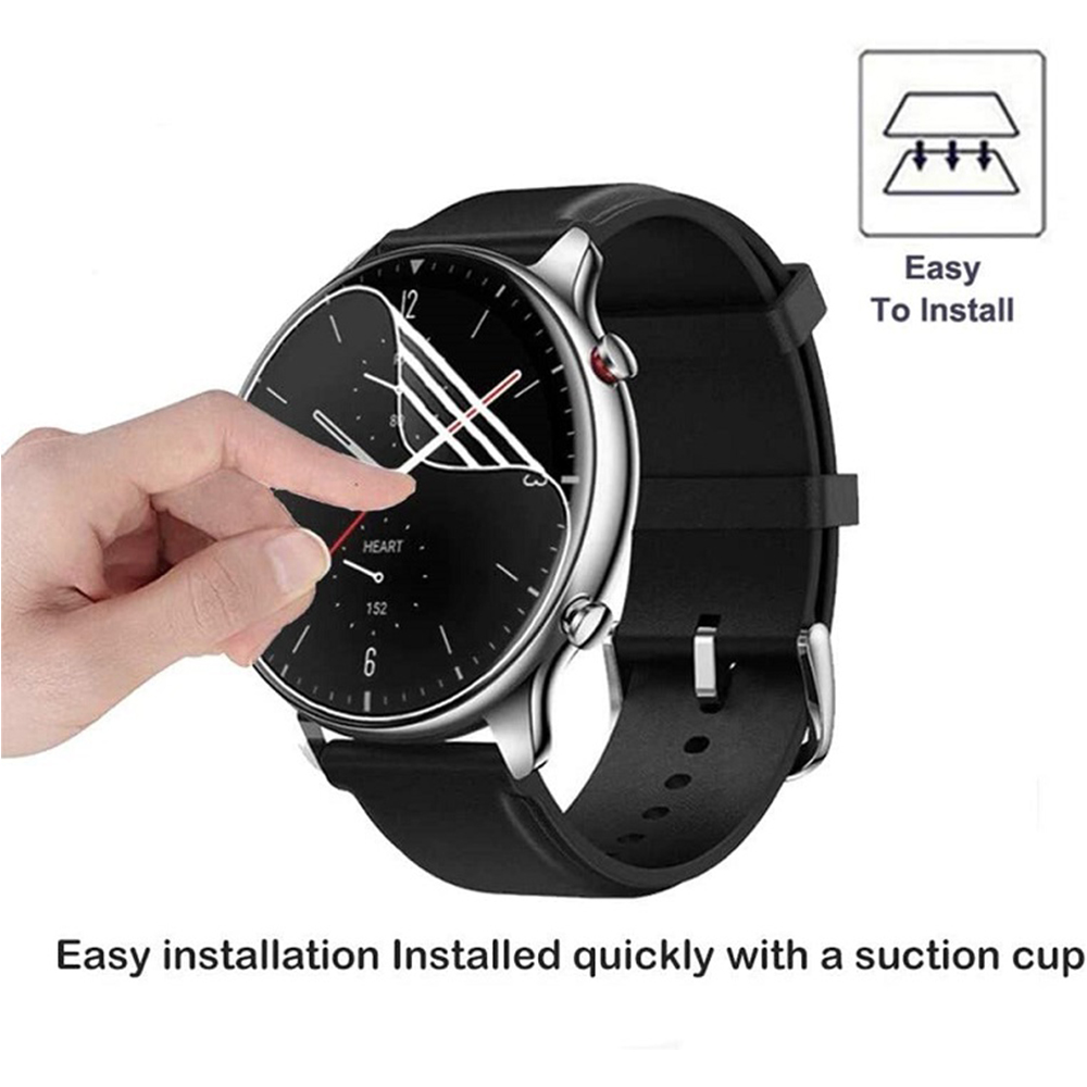 3/6pcs Ultra-thin Transparent  - مراجعة Smartwatch Watches Amazfit وسعره