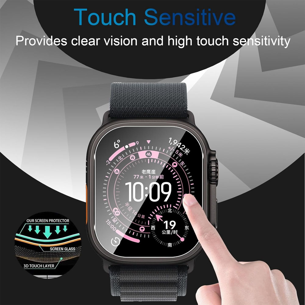 Tempered Glass For Apple Watch - مراجعة Apple Watch Band وسعره