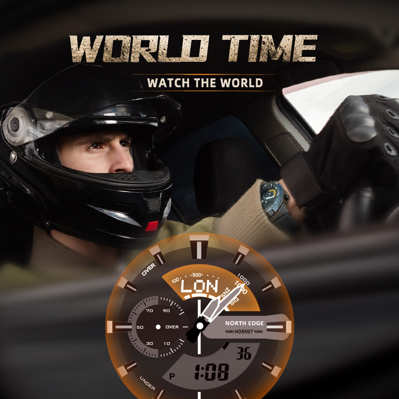 NORTH EDGE Mens Smart Watch Wo - مراجعة Smartwatch Army Watches For Men وسعره