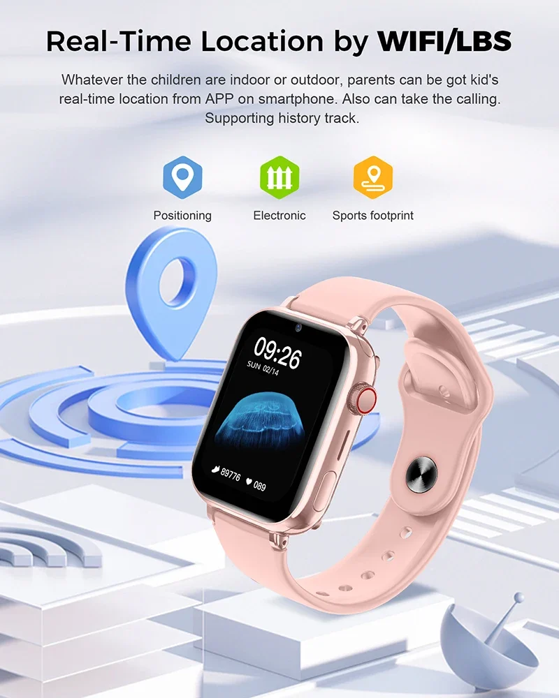 4G Smart Watch Kids LBS Locati - مراجعة Smartwatch Watches Gift For Boys وسعره