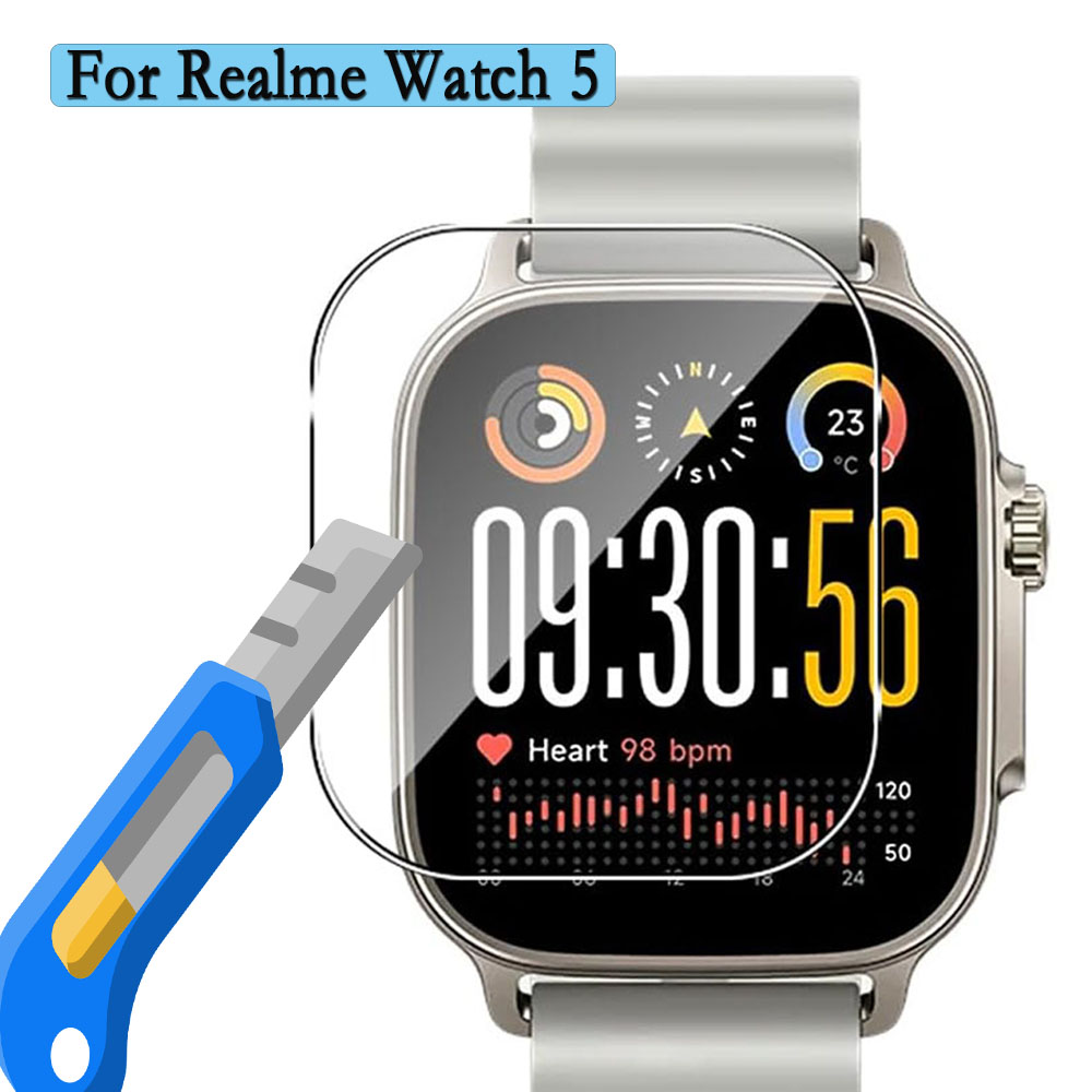For Realme Watch 5 Films Tempe - مراجعة Watch S Realme وسعره