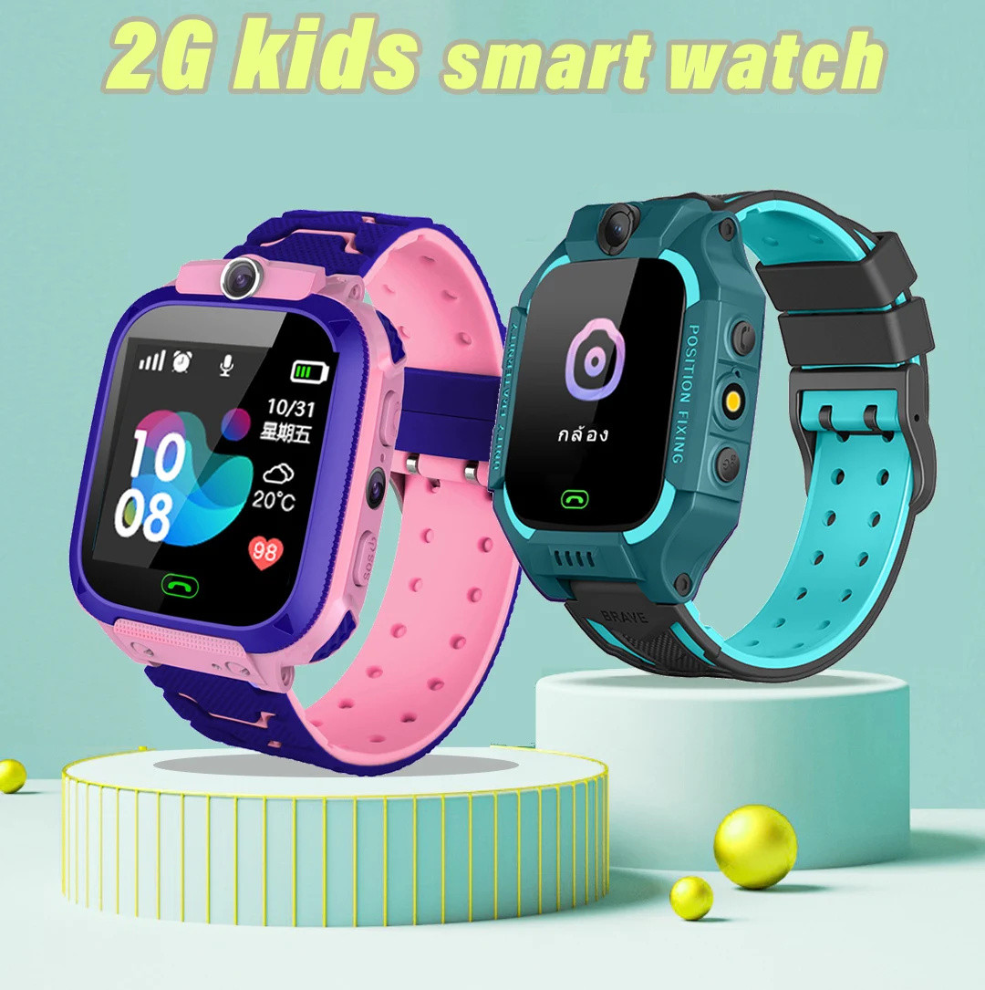 Q12 Kids Smart Watch 2G SOS Ca - مراجعة Smartwatch Watches Girls وسعره