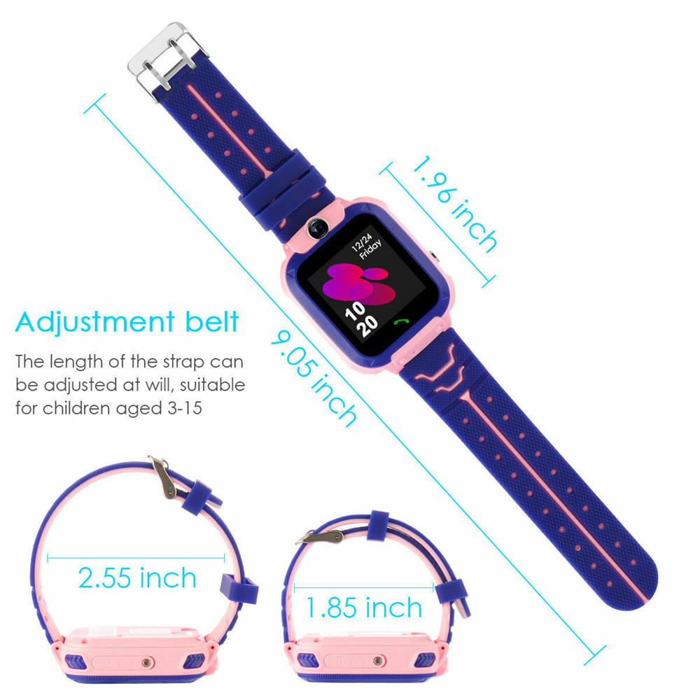 Q12 Kids Smart Watch 2G SOS Ca - مراجعة Smartwatch Watches Girls وسعره