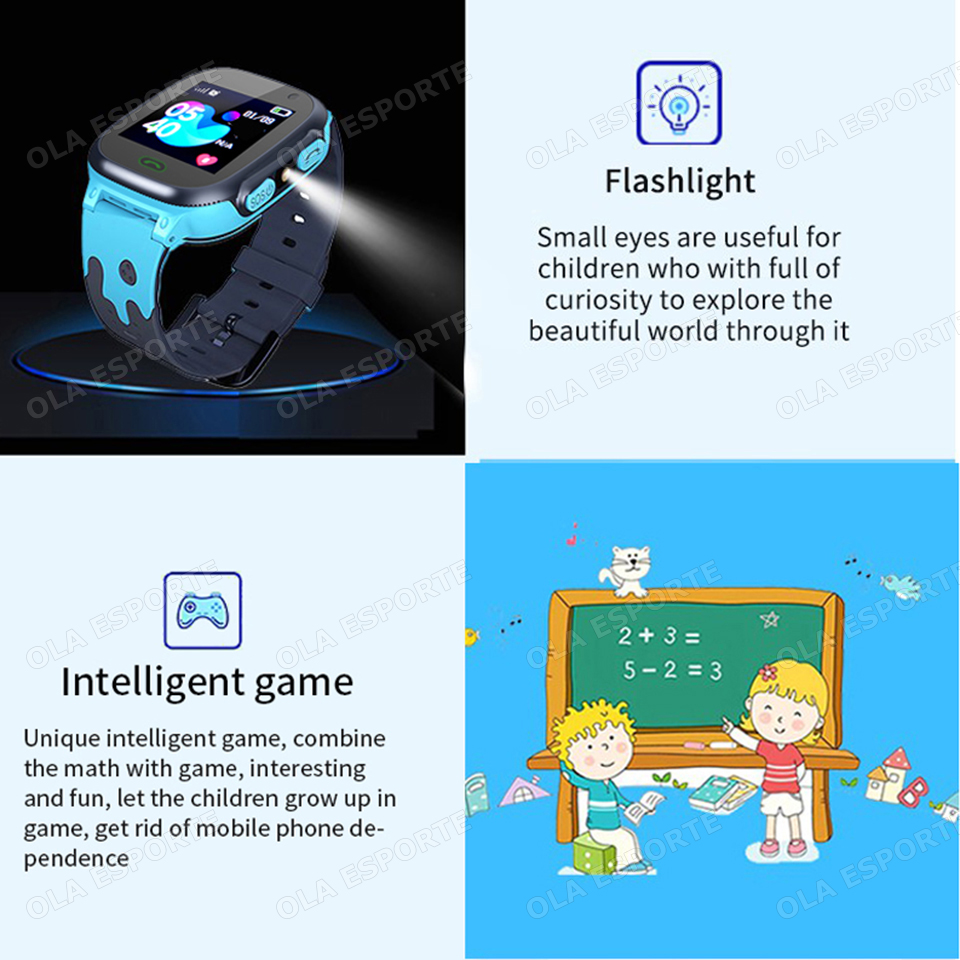 2025 New Kids Smart Watch Chil - مراجعة Smartwatch Watches Gift For Boys وسعره