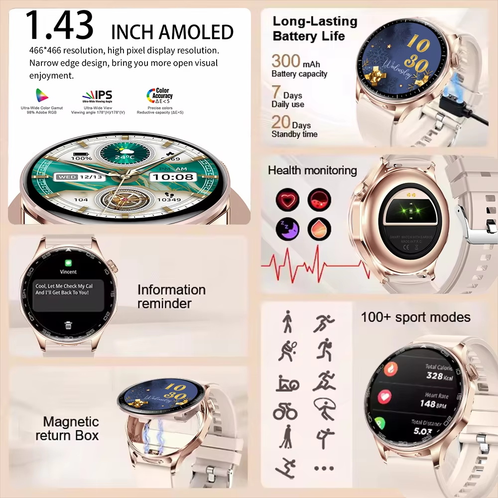 2 In 1 TWS Headset Smart Watch - مراجعة Smartwatch Noise Watches For Women وسعره