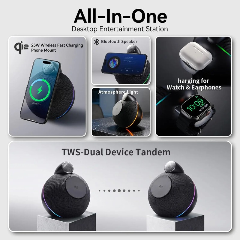 360° Stereo Sound Portable Wir - مراجعة Smartwatch Watches With Bluetooth وسعره