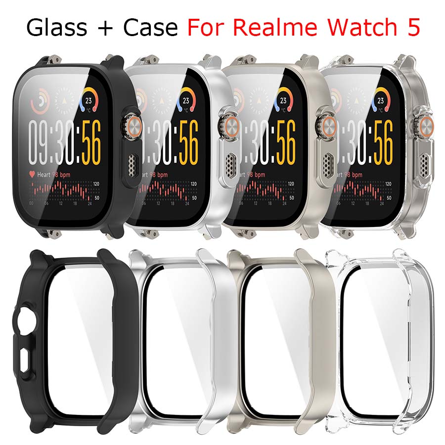 Hard PC+Tempered Glass Case Fo - مراجعة Watch S Realme وسعره