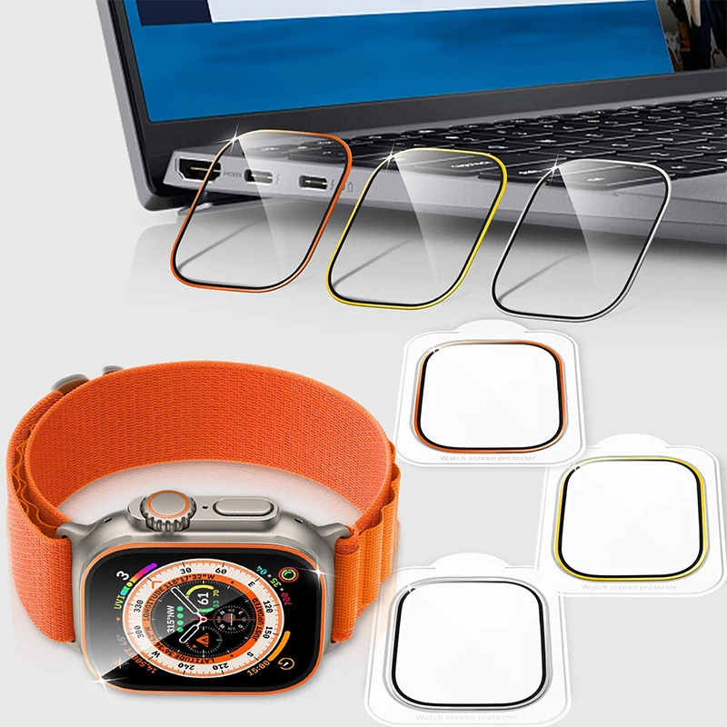 Tempered Glass for Apple Watch - مراجعة Smartwatch Watches For Men وسعره