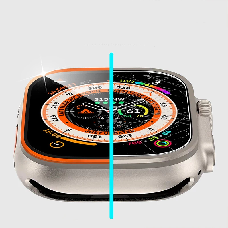 Tempered Glass for Apple Watch - مراجعة Smartwatch Watches For Men وسعره
