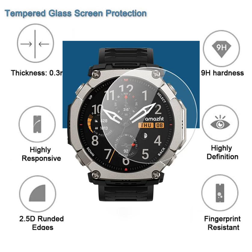 Tempered Glass for Amazfit Ama - مراجعة Smartwatch Watches Amazfit وسعره