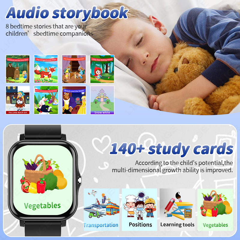LIGE 2025 Audiobook Children S - مراجعة Smartwatch Digital Watches For Kid Girl وسعره