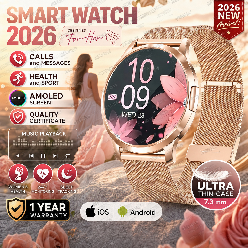 2026 New Fashion Smart Watch W - مراجعة Smartwatch Digital Watches For Women وسعره