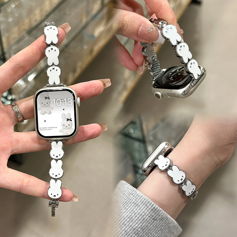 Miffy Rabbit Leather Watch Ban - مراجعة Apple Watch Band وسعره