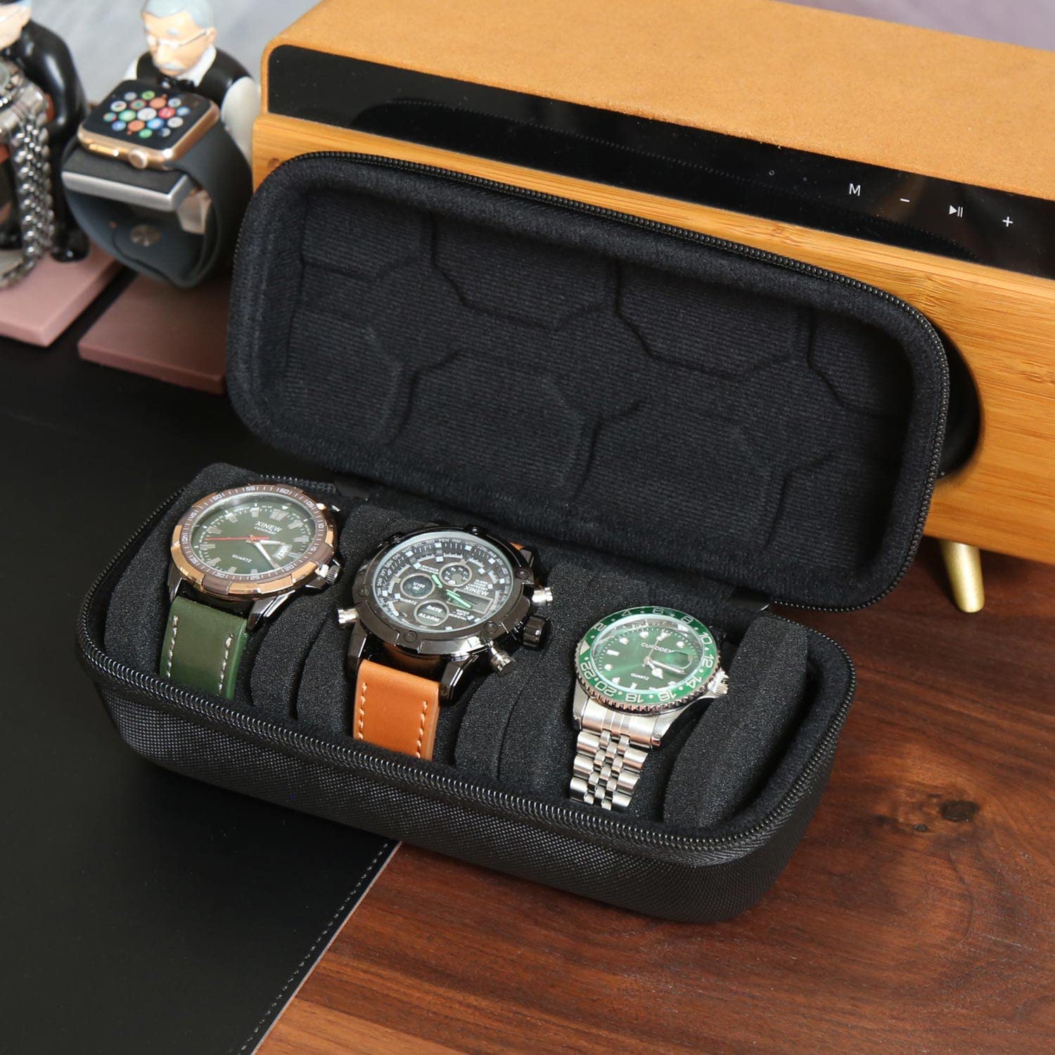 Watch Box Organizer For Men or - مراجعة Smartwatch Watches For Men وسعره