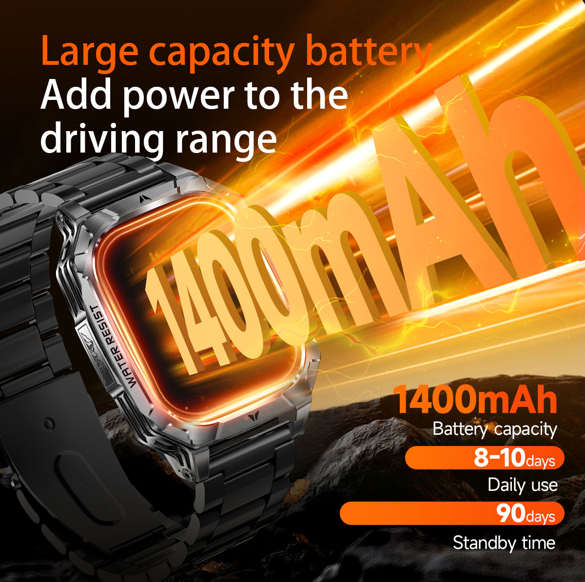 2026 New Exercise 1400mAh Batt - مراجعة French Connection Watches Smartwatch App وسعره