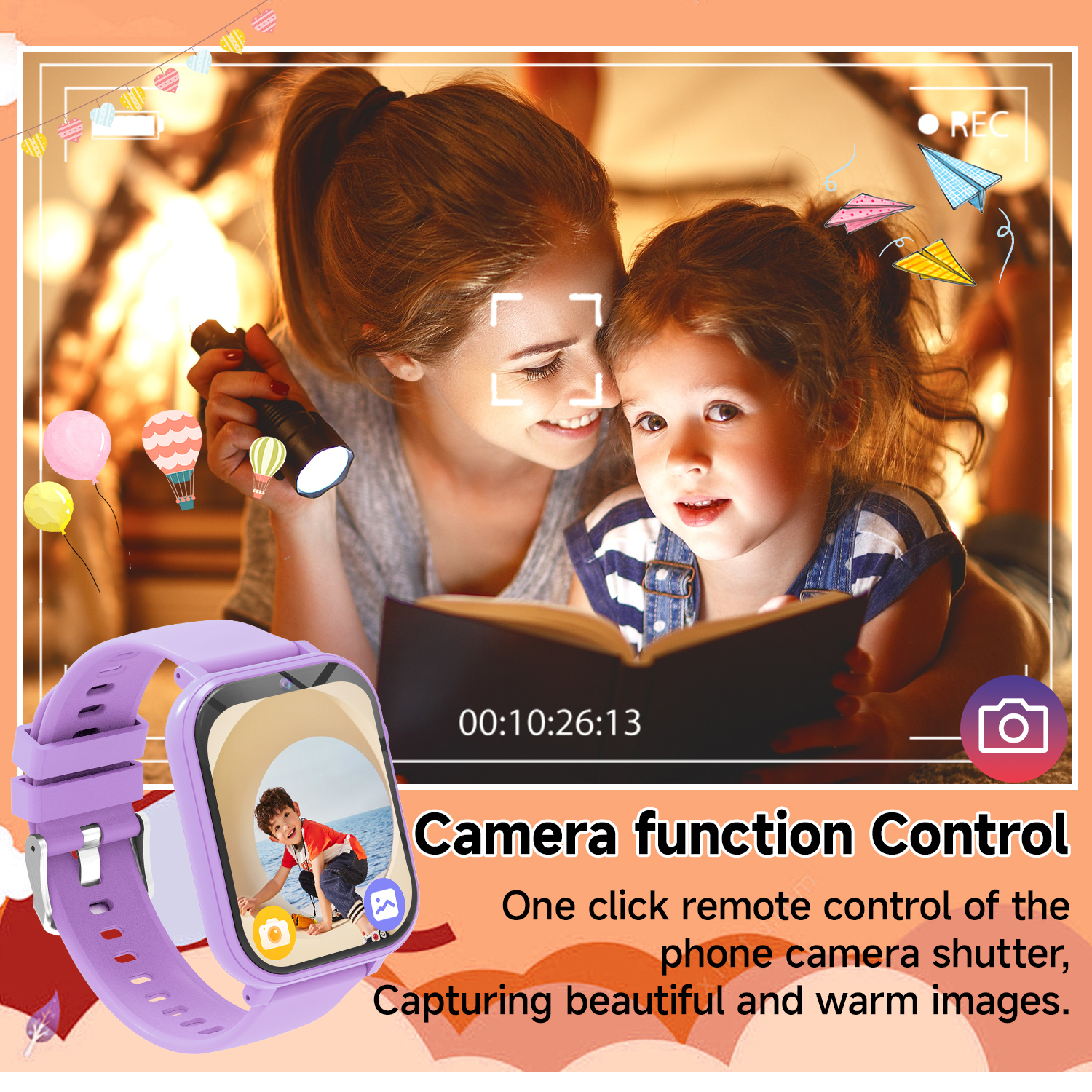 Kids Smart Watch with Camera f - مراجعة Smartwatch Watches Gift For Boys On Birthday وسعره