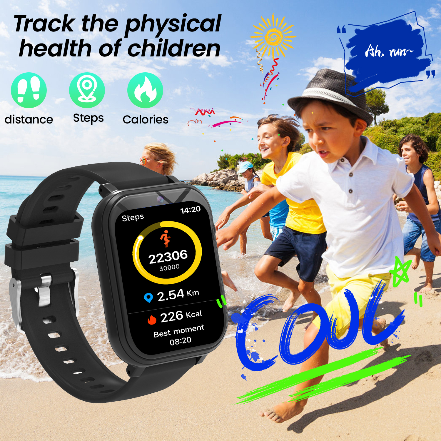 Kids Smart Watch with Camera f - مراجعة Smartwatch Watches Gift For Boys On Birthday وسعره